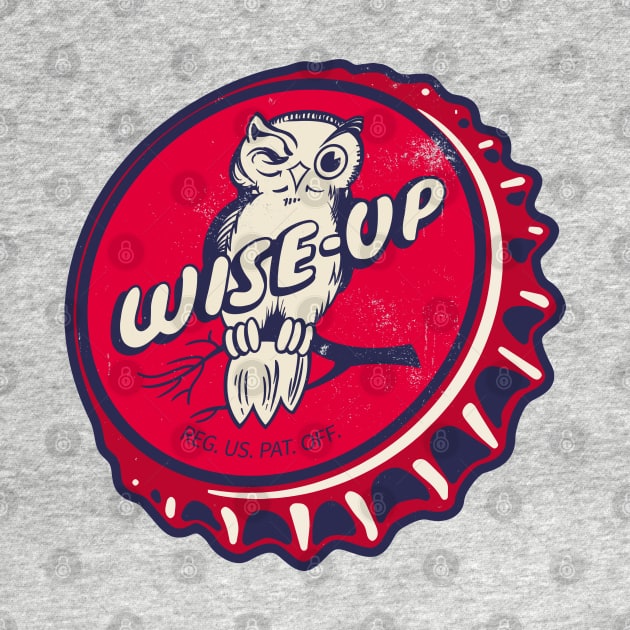 Vintage Wise Up Soda Bottlecap by StudioPM71